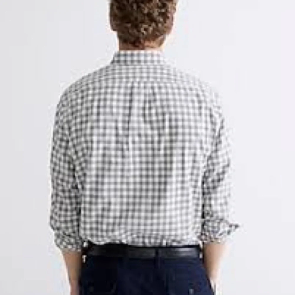 J.Crew Slim Untucked Secret Wash organic cotton poplin shirt
